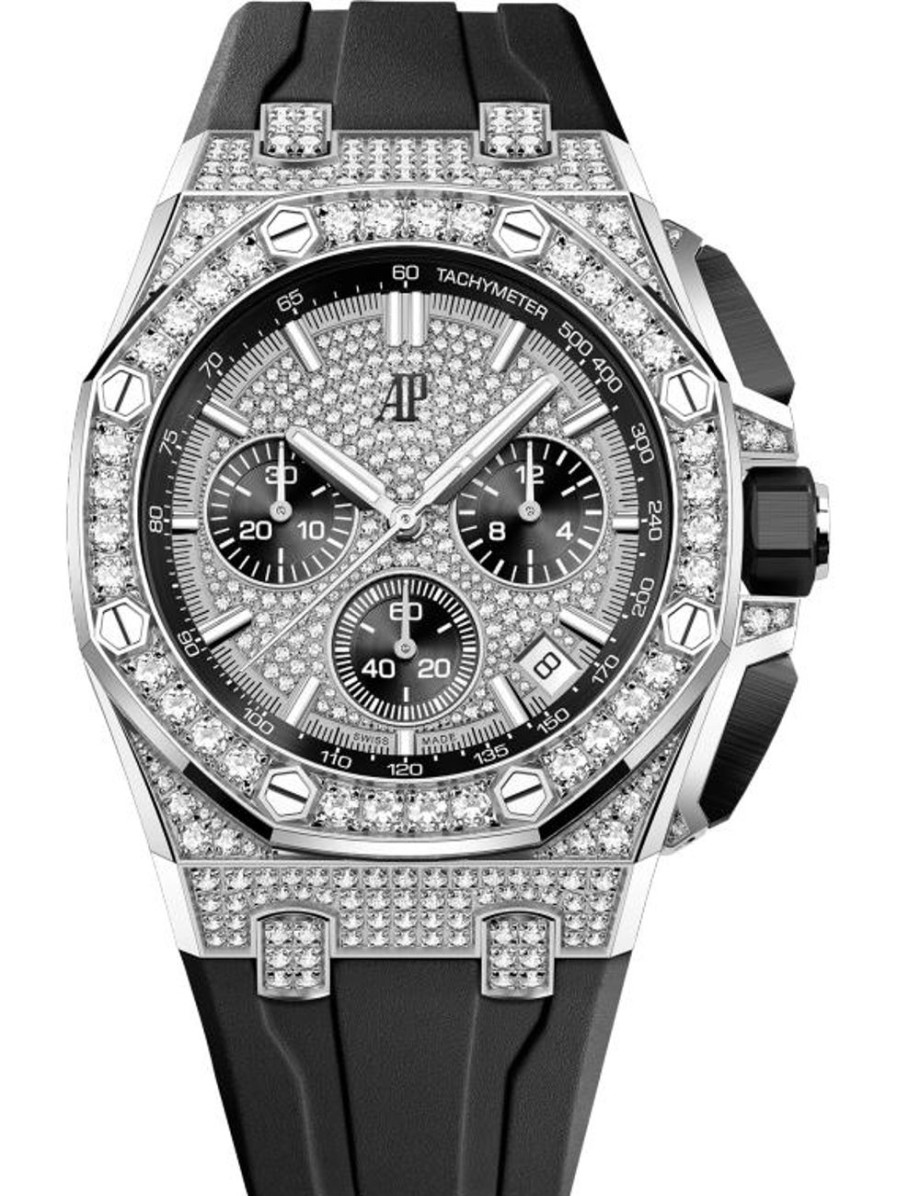 Montres Audemars Piguet | Chronographe Royal Oak Offshore Remontage Automatique Or Blanc 18 Carats