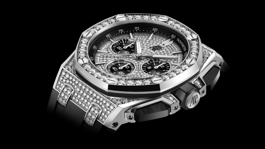 Montres Audemars Piguet | Chronographe Royal Oak Offshore Remontage Automatique Or Blanc 18 Carats