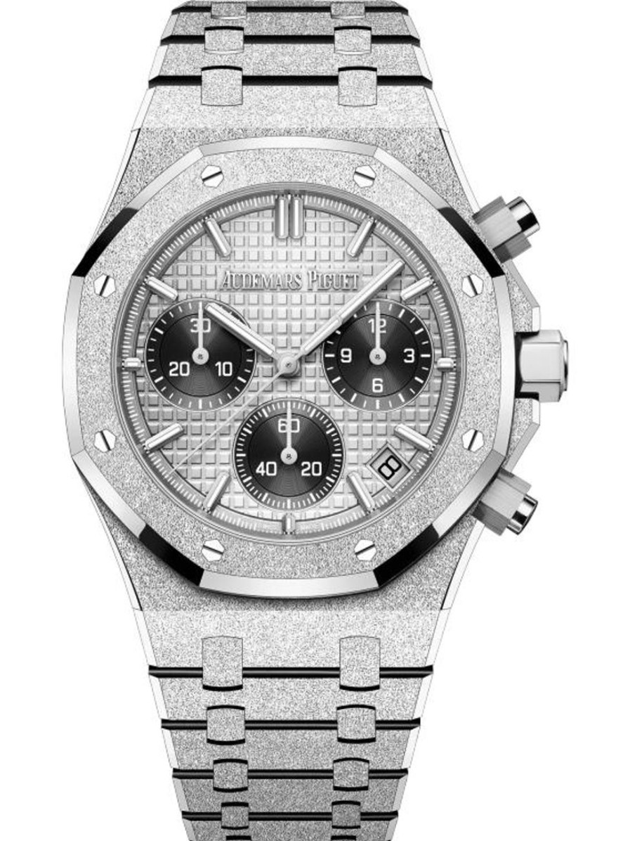 Montres Audemars Piguet | Chronographe Remontage Automatique Royal Oak Or Blanc 18 Carats