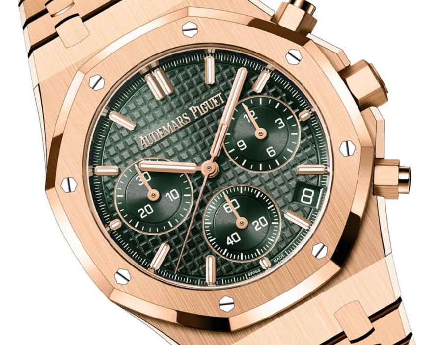 Montres Audemars Piguet | Chronographe Remontage Automatique Royal Oak Or Rose 18 Carats