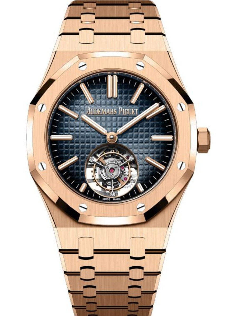 Montres Audemars Piguet | Royal Oak Tourbillon Volant Remontage Automatique Or Rose 18 Carats