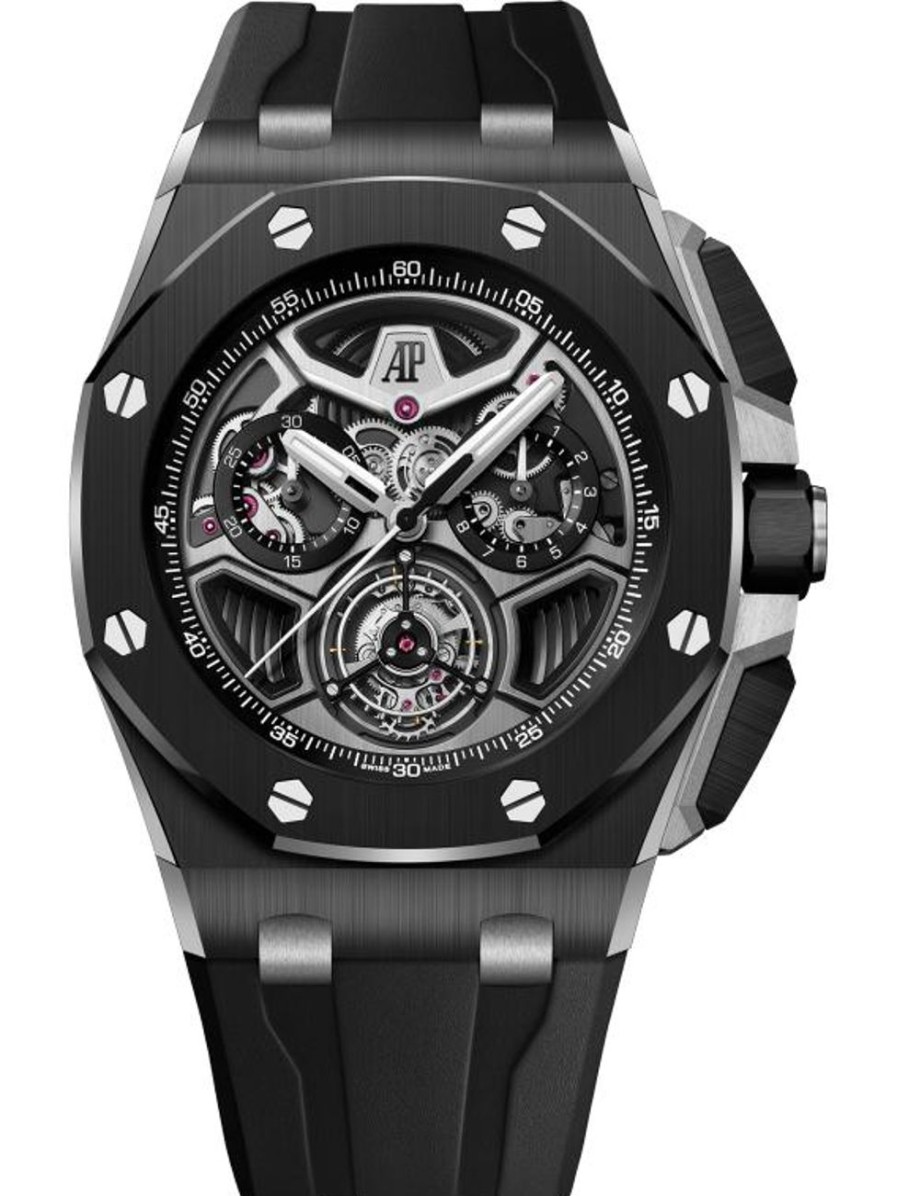 Montres Audemars Piguet | Chronographe Royal Oak Offshore Tourbillon Remontage Automatique C Ramique Noire