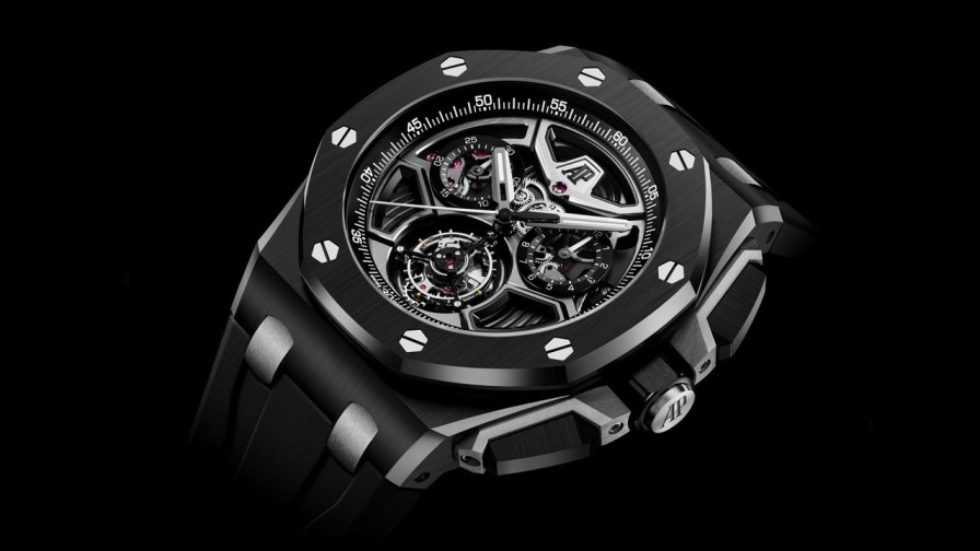 Montres Audemars Piguet | Chronographe Royal Oak Offshore Tourbillon Remontage Automatique C Ramique Noire