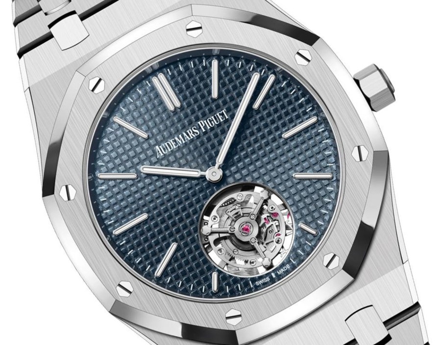 Montres Audemars Piguet | Royal Oak Tourbillon Volant Remontage Automatique Extra-Plat (Rd#3) Acier Inoxydable