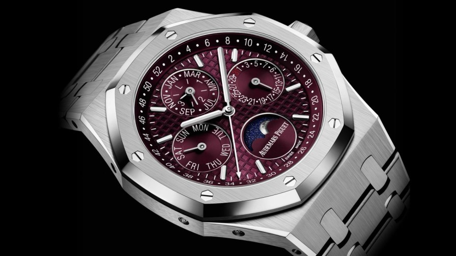 Montres Audemars Piguet | Calendrier Perp Tuel Royal Oak Or Blanc 18 Carats