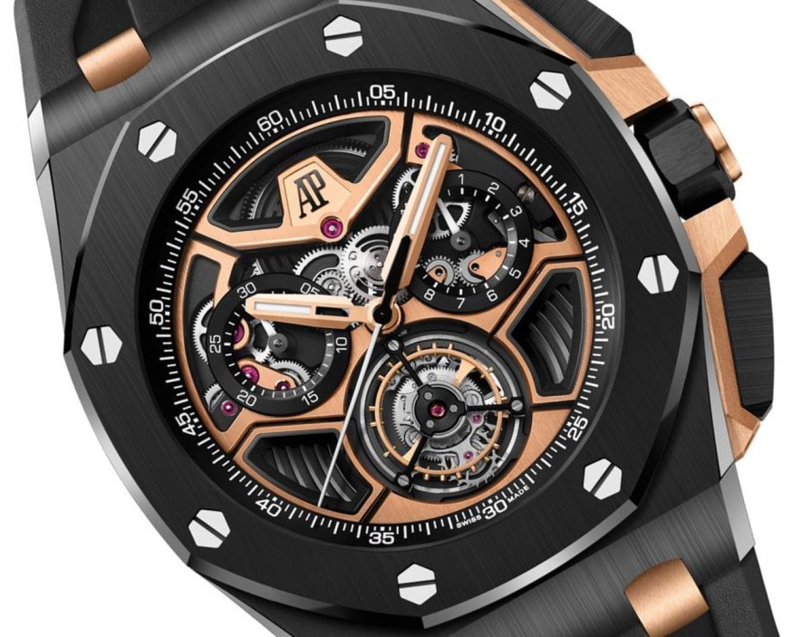 Montres Audemars Piguet | Chronographe Royal Oak Offshore Tourbillon Remontage Automatique C Ramique Noire