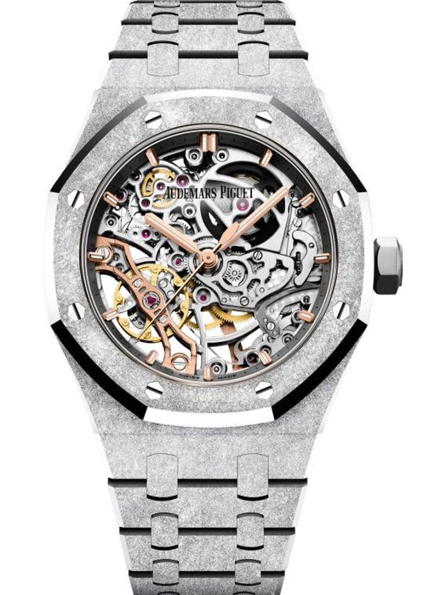 Montres Audemars Piguet | Royal Oak Double Balancier Ajour Or Blanc 18 Carats