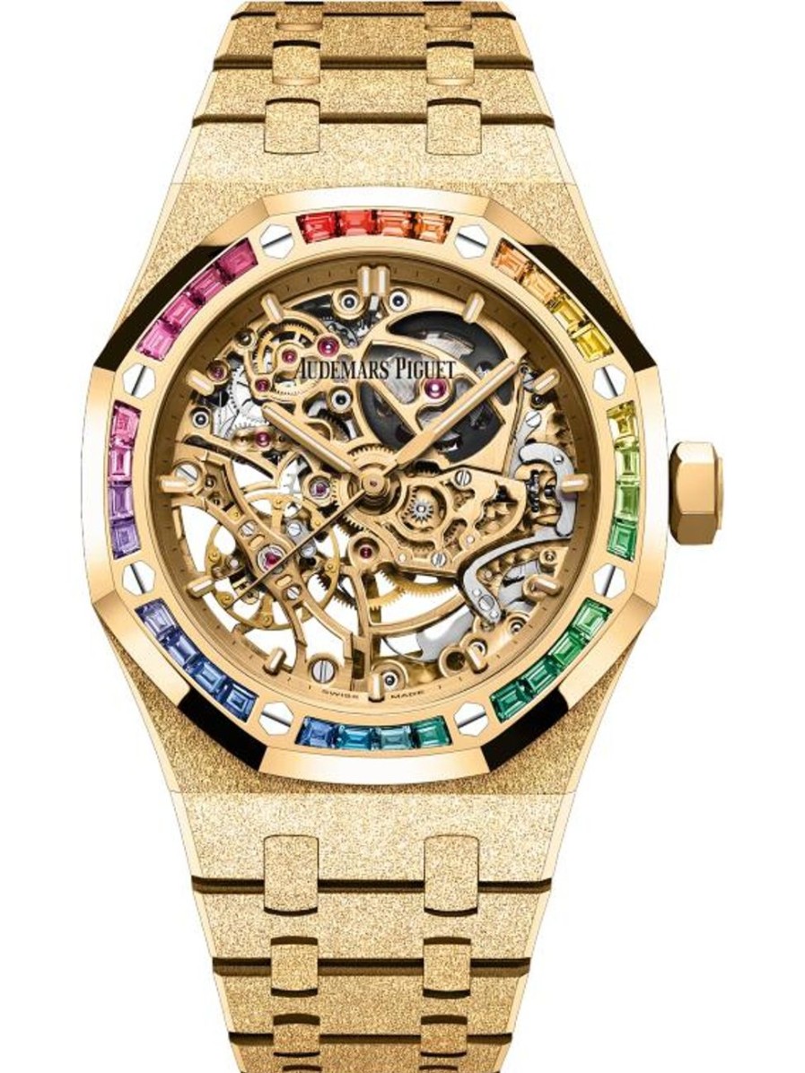 Montres Audemars Piguet | Royal Oak Frosted Gold Double Balancier Ajour Or Jaune 18 Carats