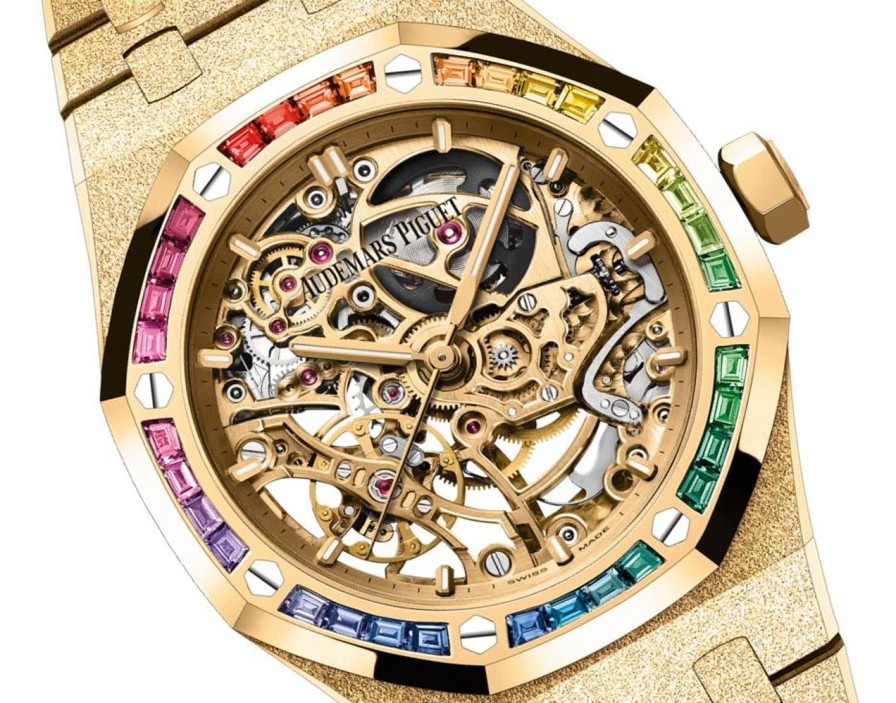 Montres Audemars Piguet | Royal Oak Frosted Gold Double Balancier Ajour Or Jaune 18 Carats