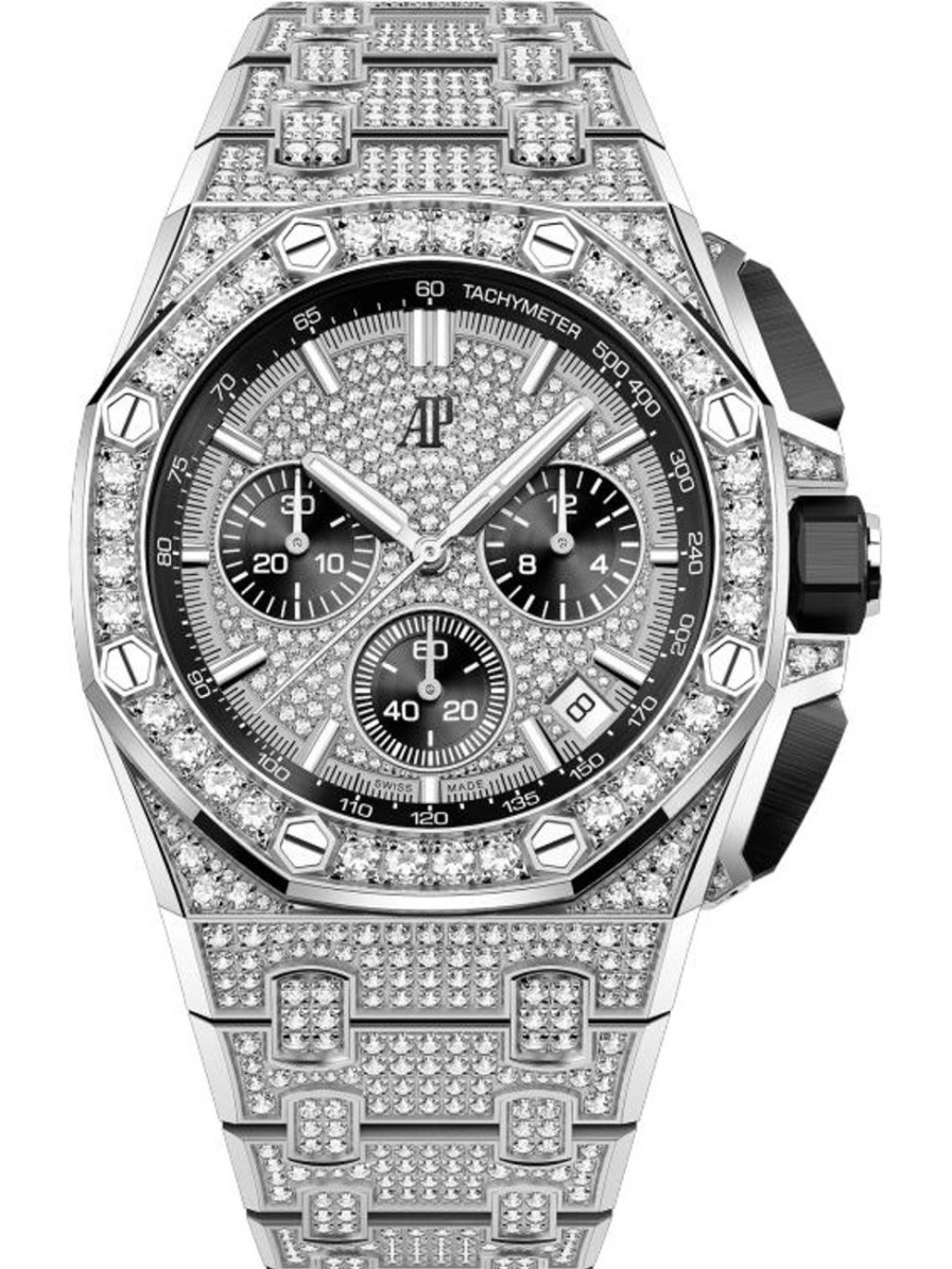 Montres Audemars Piguet | Chronographe Royal Oak Offshore Remontage Automatique Or Blanc 18 Carats