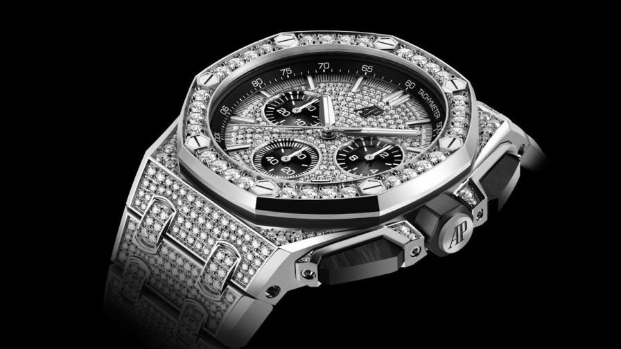 Montres Audemars Piguet | Chronographe Royal Oak Offshore Remontage Automatique Or Blanc 18 Carats