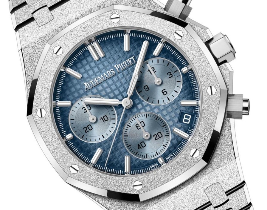 Montres Audemars Piguet | Chronographe Remontage Automatique Royal Oak Or Blanc 18 Carats