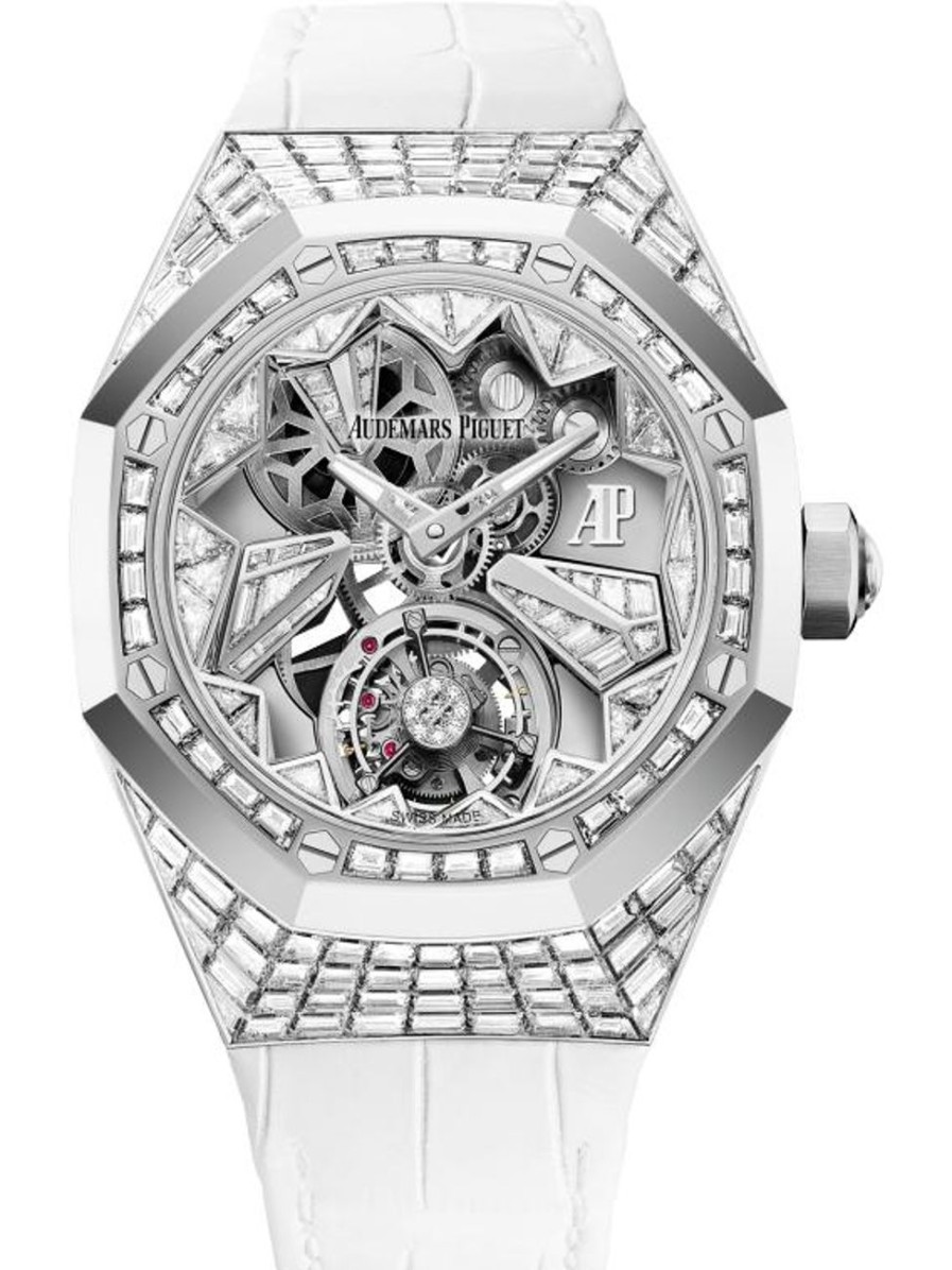 Montres Audemars Piguet | Royal Oak Concept Tourbillon Volant Or Blanc 18 Carats