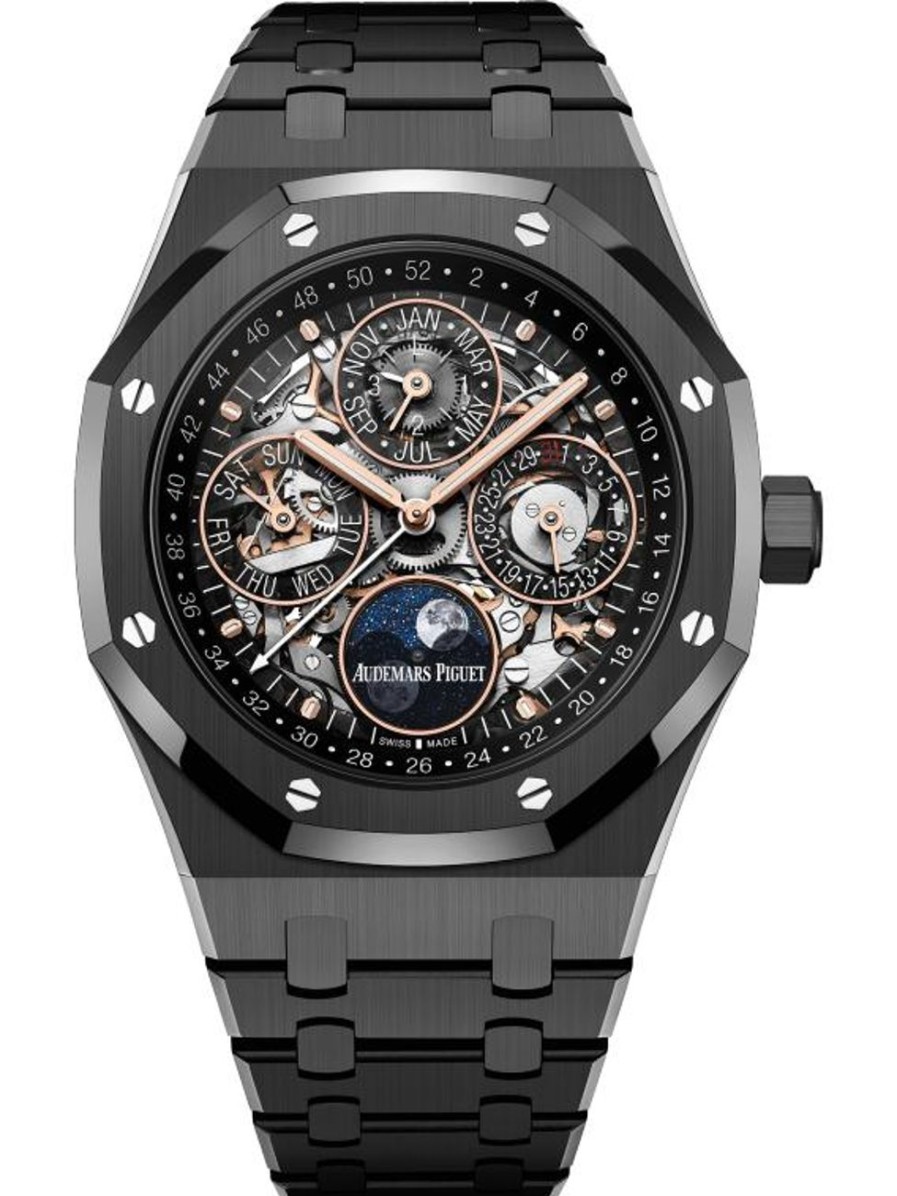 Montres Audemars Piguet | Royal Oak Quanti Me Perp Tuel Ajour C Ramique Noire