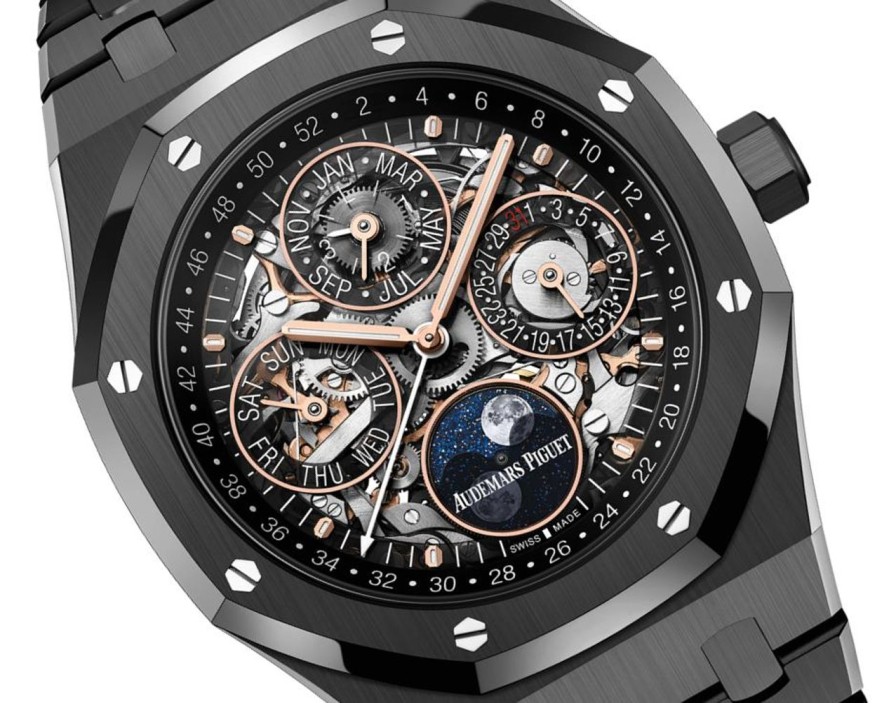 Montres Audemars Piguet | Royal Oak Quanti Me Perp Tuel Ajour C Ramique Noire