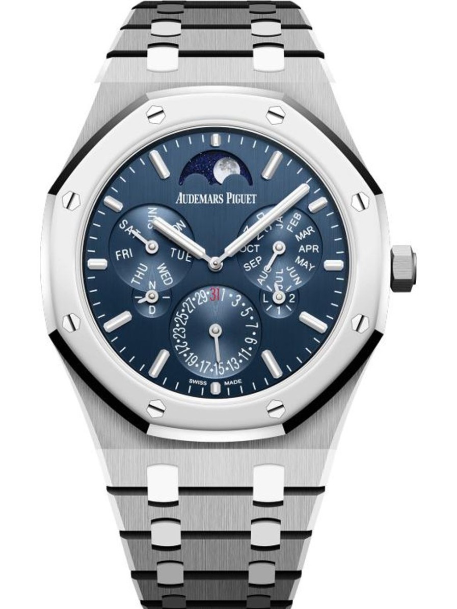 Montres Audemars Piguet | Royal Oak Calendrier Perp Tuel Remontage Automatique Ultra-Plat Titane