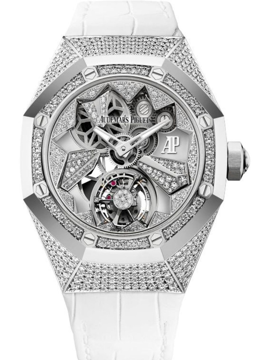 Montres Audemars Piguet | Royal Oak Concept Tourbillon Volant Or Blanc 18 Carats