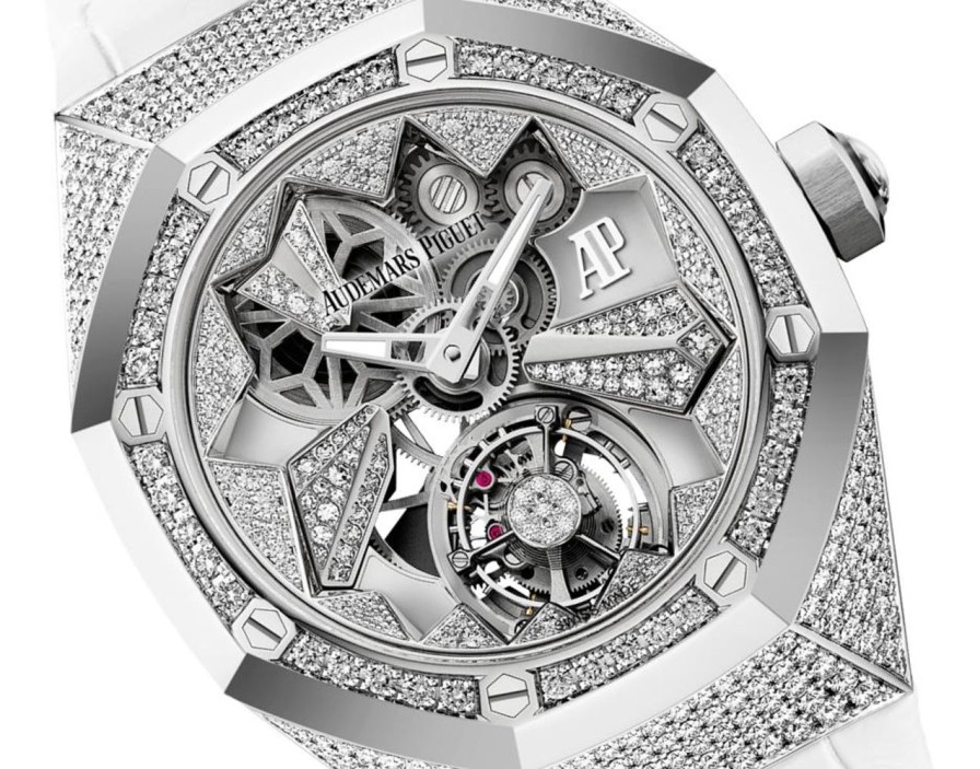 Montres Audemars Piguet | Royal Oak Concept Tourbillon Volant Or Blanc 18 Carats