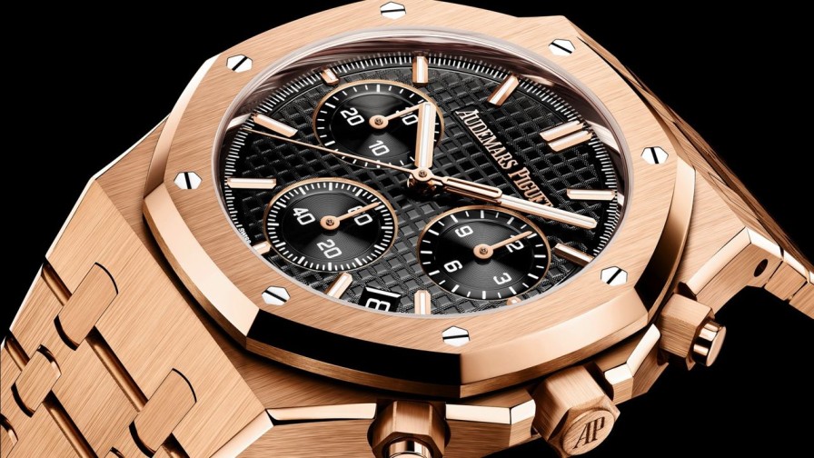 Montres Audemars Piguet | Chronographe Remontage Automatique Royal Oak Or Rose 18 Carats