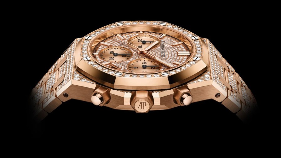 Montres Audemars Piguet | Chronographe Remontage Automatique Royal Oak Or Rose 18 Carats