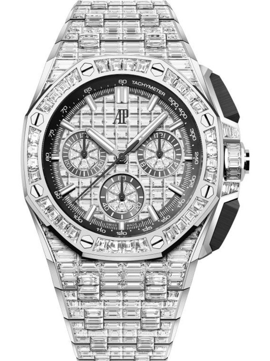 Montres Audemars Piguet | Chronographe Royal Oak Offshore Remontage Automatique Or Blanc 18 Carats