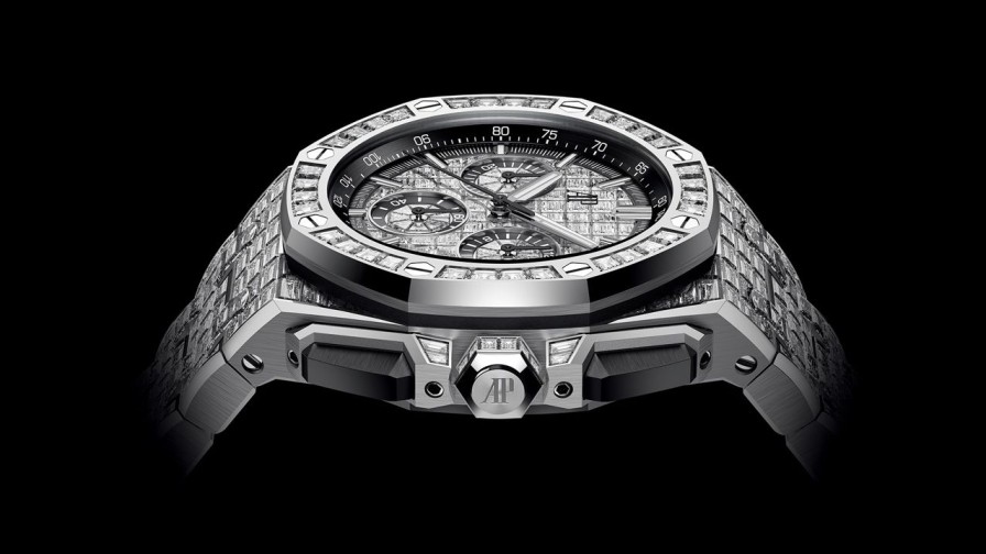 Montres Audemars Piguet | Chronographe Royal Oak Offshore Remontage Automatique Or Blanc 18 Carats