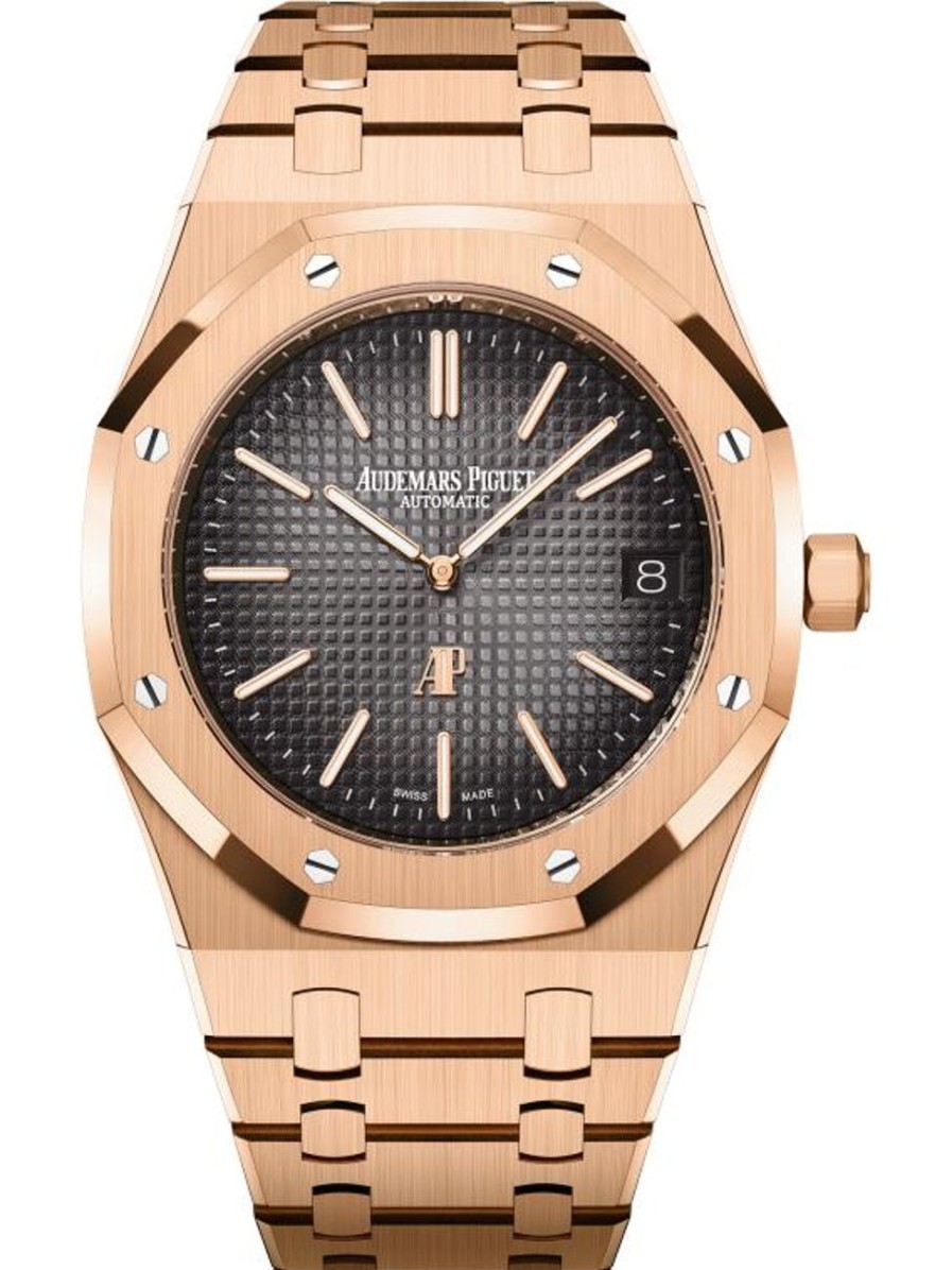 Montres Audemars Piguet | Royal Oak "Jumbo" Extra-Mince Or Rose 18 Carats