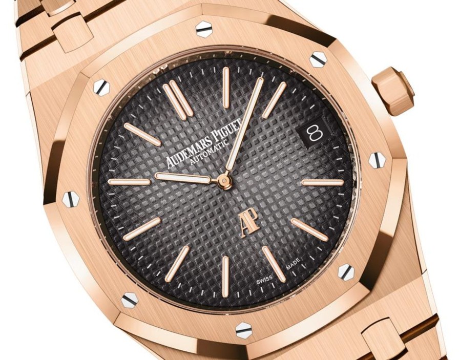 Montres Audemars Piguet | Royal Oak "Jumbo" Extra-Mince Or Rose 18 Carats