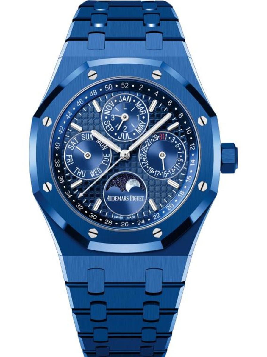 Montres Audemars Piguet | Calendrier Perp Tuel Royal Oak C Ramique Bleue