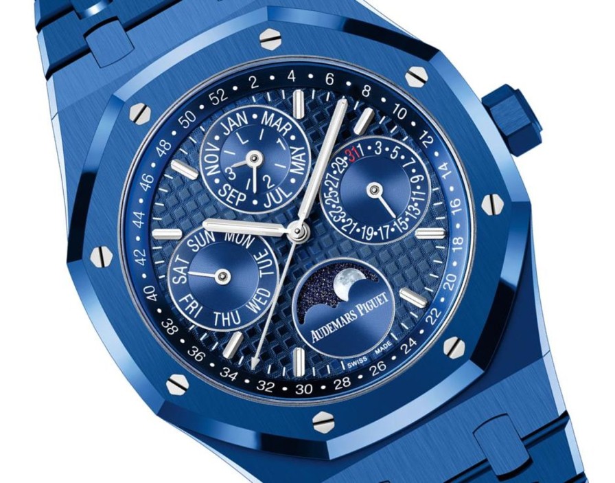 Montres Audemars Piguet | Calendrier Perp Tuel Royal Oak C Ramique Bleue