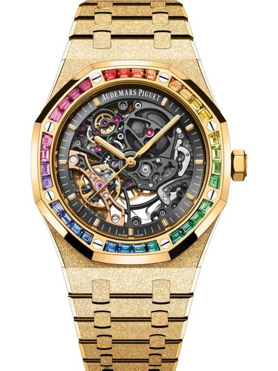 Montres Audemars Piguet | Royal Oak Frosted Gold Double Balancier Ajour Or Jaune 18 Carats