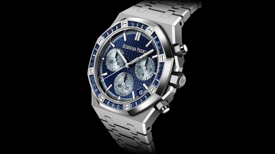 Montres Audemars Piguet | Chronographe Remontage Automatique Royal Oak Or Blanc 18 Carats