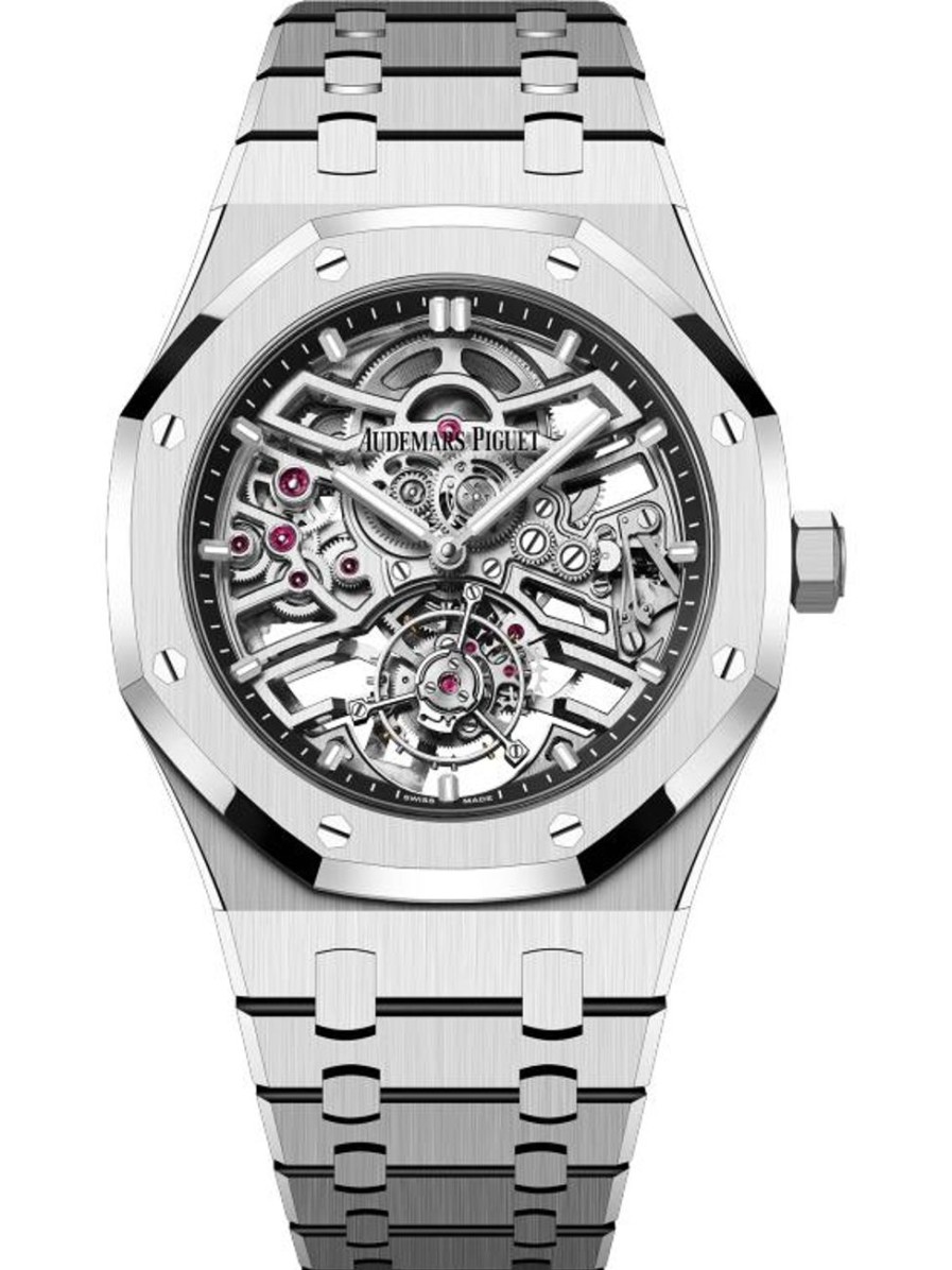 Montres Audemars Piguet | Royal Oak Tourbillon Volant Automatique Ajour Acier Inoxydable