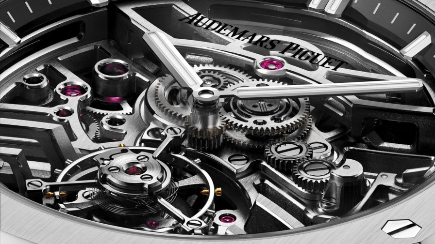 Montres Audemars Piguet | Royal Oak Tourbillon Volant Automatique Ajour Acier Inoxydable