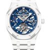 Montres Audemars Piguet | Royal Oak Tourbillon Volant Remontage Automatique Ajour Dition Montre Uniquement C Ramique Blanche