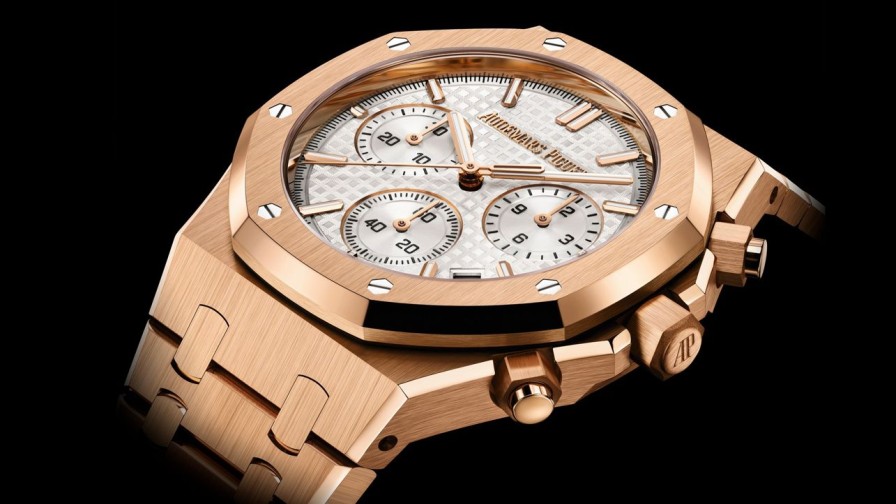 Montres Audemars Piguet | Chronographe Remontage Automatique Royal Oak Or Rose 18 Carats